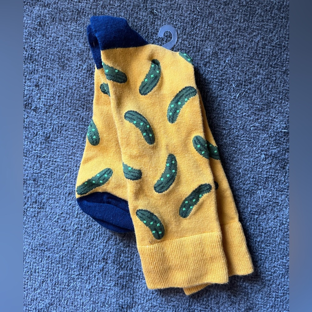 Pickle Patterned Socks - Picture 2 of 3